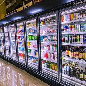 یخچال پرده هوا درب دار