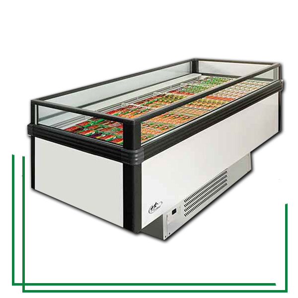 یخچال پرده هوا خوابیده