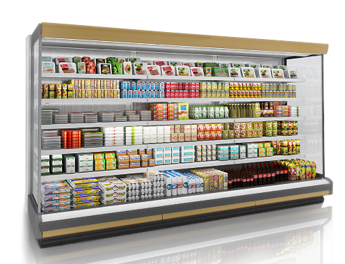 یخچال پرده هوا ایستاده جلوباز